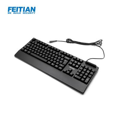 China Membrane keyboard with smart card reader R301- KB518 for sale