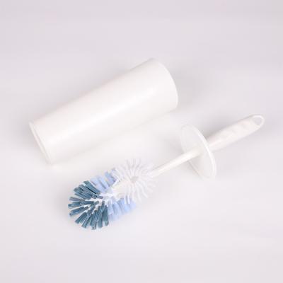 China Hand Wholesale PP+PET Handle Plastic Brush Long Handled Toilet Brush For Bathroom Cleaning for sale