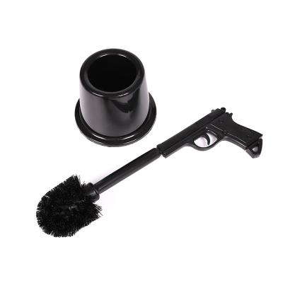 China Modern Custom Logo Plastic Washing Long-Handled Toilet Brush Handle For Brushes With Holder Set for sale