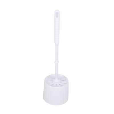 China Multifunctional Plastic Hand Holding Cup Modern Household Cleaning TPR Toilet Brush With Holder Set for sale