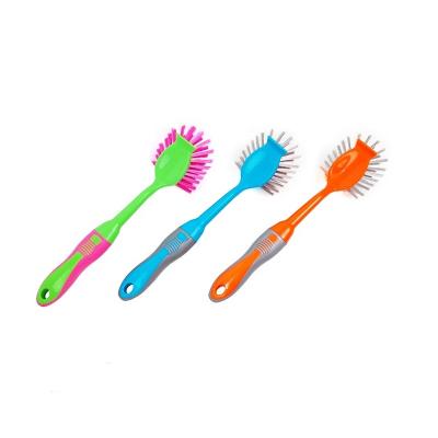 China Good Quality Wholesale Plastic Various Dish Kitchen Plastic Dish Brush For Washing Dishes for sale