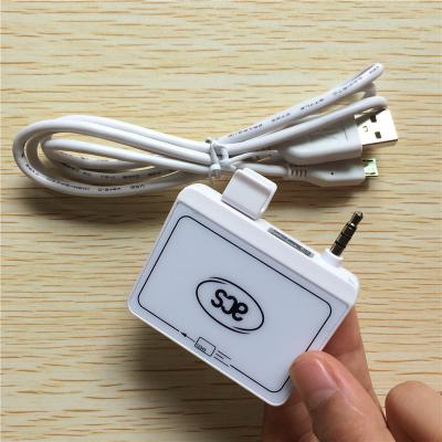 China 3.5mm audio jack mobile MagStripe smart chip card reader android--ACR32 for sale