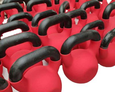 China WEIGHT Kettlebell Set 2021 Best-Selling Competition Shaped Kettlebell Vinyl Coated Kettlebell Set With Rack for sale