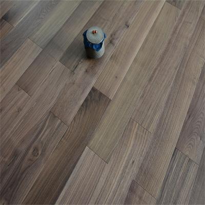 China Traditional American Walnut Brushed Engineered Wood Flooring for sale