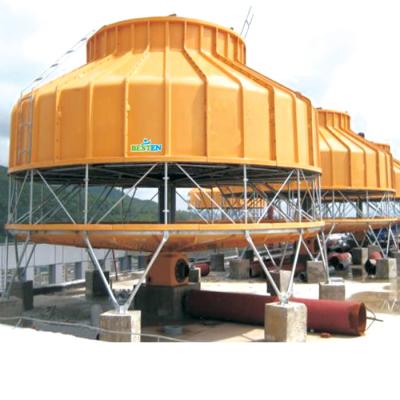 China Factory 8RT to 1000RT Plastic Industry Round Cooling Tower for sale