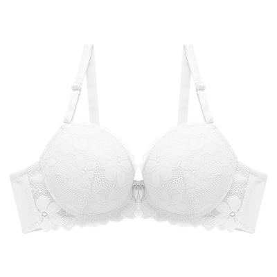 China Custom Transparent Sexy Push Up Push Up Bra Set White Sexy Bra Desi School Girls Bra Women's Size 32 Lace Bra Cup for sale