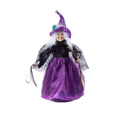 China All Halloween Party Witch Decorations New Design Outdoor Handmade Polyester Witch Decor for sale