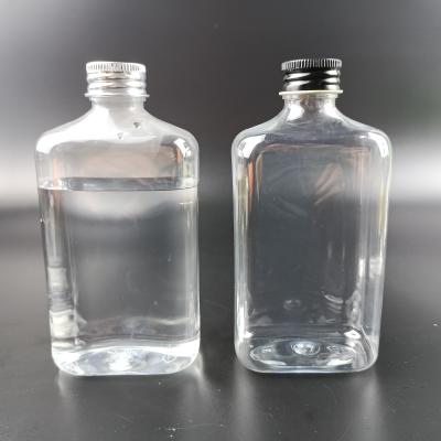 China Hot Sale 250ml 350ML 500MLPET Flat Shape Food Rated Plastic Beverage Bottle For Coffee Milk Packing for sale