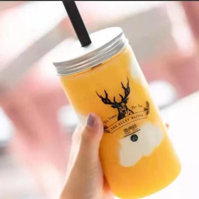 China 500ml PET Fruit Juice Beverage New Product Hot Drink Bottle Tea Drink Bottle for sale