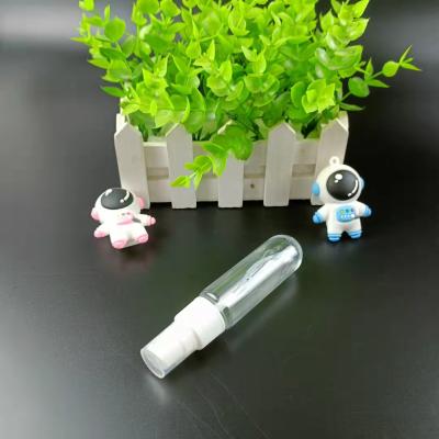 China Wholesale 30ML Cosmetic Round Transparent PET Plastic Spray Bottle With Perfume Spray Cap for sale