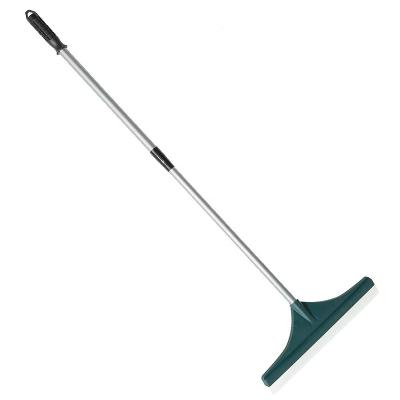 China Lawn Care Ergonomic Adjustable Lightweight Steel Handle Grass Brush Mat Artificial Turf Rake for sale