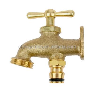 China Anywhere Modern Jardin Jardin Garten Garden Irrigation Watering Hose End Faucet Connector Solid Brass Adapter for sale