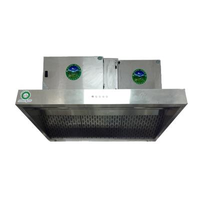 China Hotel Commercial Kitchen 95% Withdrawal Rate Hotel Exhaust System Range Hood for sale