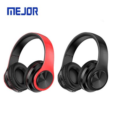 China Phone Function LED Light Up Foldable Portable Blue Headset Speaker Tooth Style Wireless Phone Earpiece B39 for sale