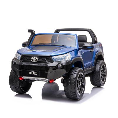 China Ride On Toy Toyota Hilux Ute 2021, 4x4 4WD Licensed Electric Ride On Toy For Kids for sale