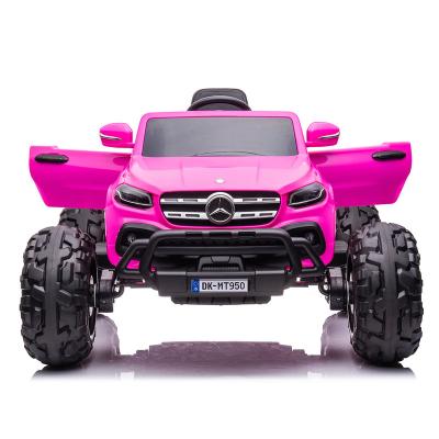 China Ride On Toy Cool Design Big Wheels Licensed Electric Mercedes-Benz RC Monster Truck 1/8 Car For Kids 4 Motors for sale