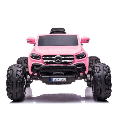 China Ride on Toy Children's Favorite Toy Gift Big Car with 4*motor and three way keystart Licensed Mercedes-Benz Monster Truck for sale