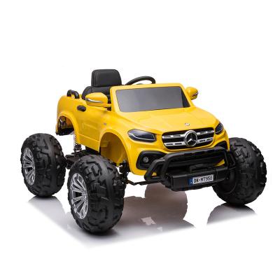 China Ride On Toy Latest Hot 4x4 Electric Kids Ride On Car Authorized Mercedes-Benz Monster Truck for sale