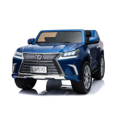 China Ride On Toy Lexus LX570 12V 4 Wheel Drive Kids Ride On Battery Powered Electric Car With Remote Control for sale