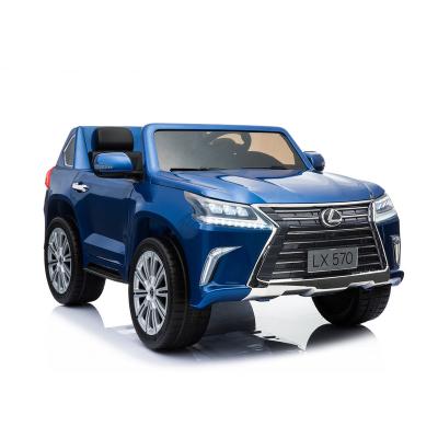 China Ride On Toy Wholesale Kids Big Plastic Toy Car Lexus Licensed Kids Ride On Cars 12v With Remote Control for sale