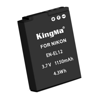 China Camera KingMa Li-ion Battery EN-EL12 Rechargeable EN-EL12 For Nikon P300 P310 S8200 S9100 S9500 S8100 for sale