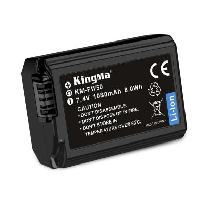 China Camera KingMa Digital Camera Rechargeable Battery NP-FW50 For Sony A6000 A7RII A5100 Camera for sale