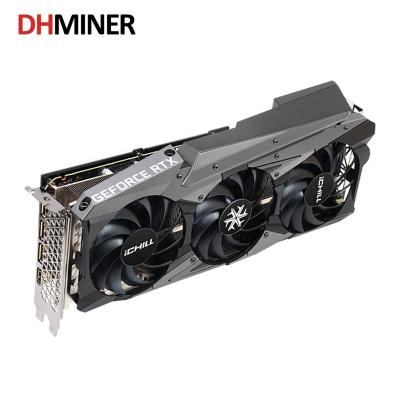 China Laptop 8-Pin 8GB GDDR6 256-Bit INNO3D GEFORCE RTX3060TI VGA RTX 3060 TI ICHILL X* 650W Video Cards for sale