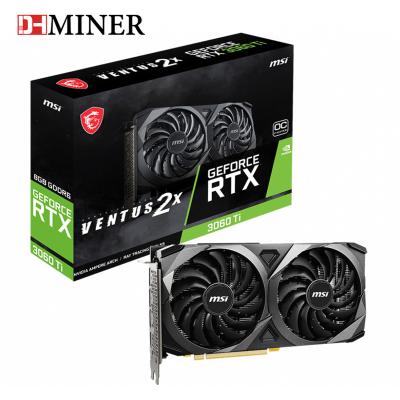 China Best Choice Best Workstation Graphics Cards 1695 MHz 4864 Units 14 Ti TSV TUS 2X 8G Gbps LHR GDDR6 GeForce RTX 3060 for sale