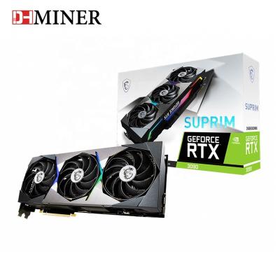 China Workstation in MSI Gaming Graphics Card 1815 Mhz 10496 Units 384 Bit 24GB GDDR6X GeForce RTX 3090 SUPRIM for sale