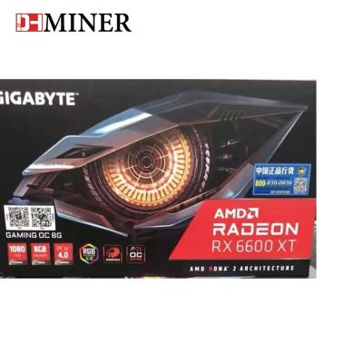 China High performance laptop 6600XT graphics card 6600XT graphics card Radeon RX 6600 XT GAME OC 8G low power special graphics card for sale