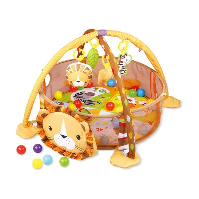 China Soft Toy Top quality 3 in 1 with 30 PCS Plastic ball game baby play mat toy made in china for sale