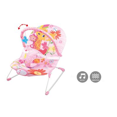 China Good quanlity 3 pink music toys vibration linkable indoor baby swing chair for girl made in China LD427744 for sale