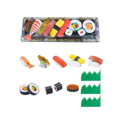 China Plastic Good Quality Intellectual Sushi Cut Foods Kitchen Play Set Home Made in China for sale