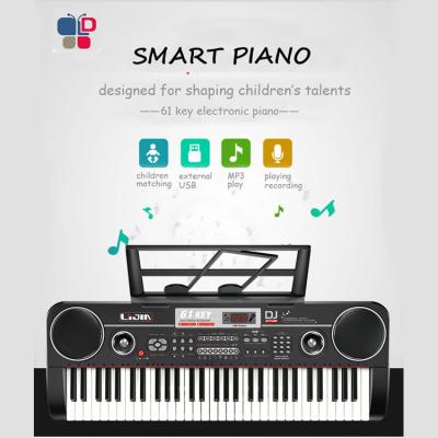 China Battery Operated Keyboard Musical Instrument Electronic Piano MIC Keys Toy 61 Educational Toys for sale