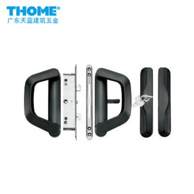 China Modern Hot Sale Aluminum Door Accessories Luxury Sliding Door Handle With Lock for sale