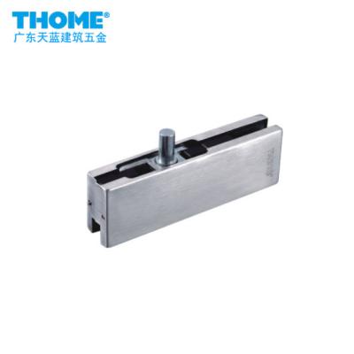 China Modern Wholesale Price Thome Stain Glass Door Accessories Stainless Top Key Fix Fittings for sale