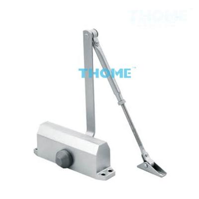 China Modern Gray Hydraulic Adjustable Speed ​​Machine Aluminum Alloy Door Closer for sale