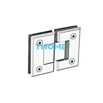 China Modern Glass To Glass Connector Clips Stainless Stain Shower Hinges for sale