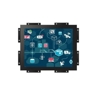 China Metal Case Metal VESA 17 Inch Recess Open Frame Multi Dots Touch Screen Monitor for sale