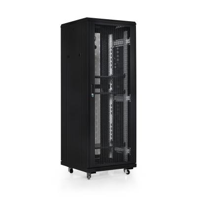 China Transparent Tempered Glass Front Door (metal Door Optional) TH-TB6632 medium voltage switch cabinet network cabinets rack server case server cabinet cooling fan for sale