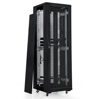 China Transparent Tempered Glass Front Door (metal Door Optional) TH-TB6636 4u network cabinet server 42u rack 42u 600*800 networking rack server cabinet for sale