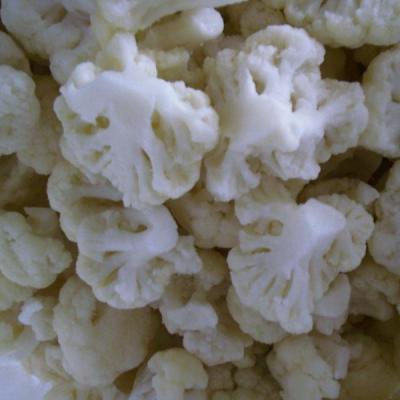 China FROZEN No Worm 10% Snow Glaze White IQF Frozen Cauliflower for sale