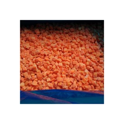 China Factory supply FROZEN small cube iqf carrot frozen red carrot dices for sale