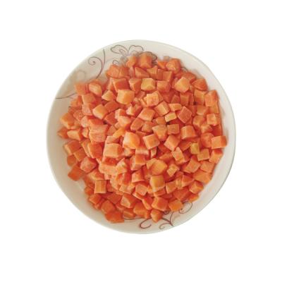 China Factory wholesale FROZEN frozen cut carrots vegetable cuts iqf frozen cut carrot for sale