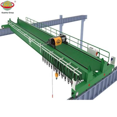 China Bridge Crane Professional Design Double Girder Overhead Crane 40 Ton for sale