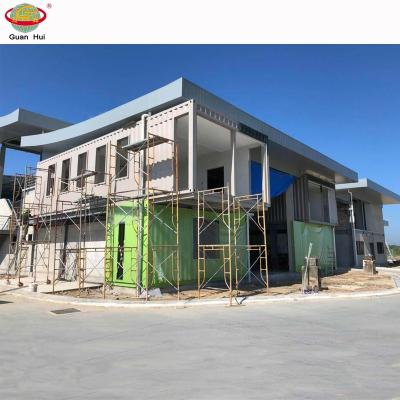 China House Space Frame Light Steel Structure School Building Steel Fabricated Construction for sale