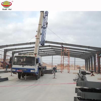 China Economical GUANHUI Steel Workshop Quickly Assemble Outdoor Steel Structure Storage Shed for sale