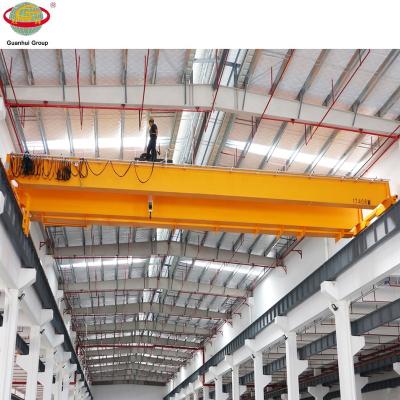 China Bridge Crane EOT Type 7.5 Ton Double Girder Indoor Overhead Crane for sale