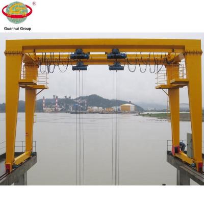 China Gantry Crane Shipyard Den Workshop Small Boat Lifting Cranes for sale