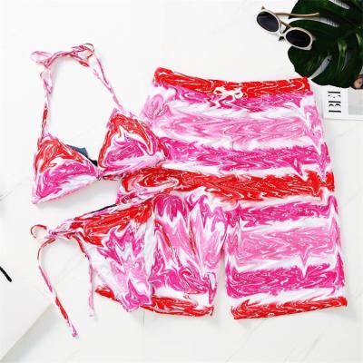 China 2022 New QUICK DRY Matching Cheap Swim Trunks Couples Swimming Swimwear Bikini Designer Bathing Suits for sale